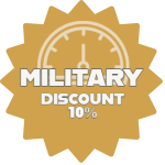 Military Discount 10% labour